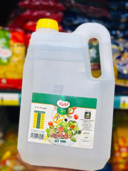 خل ابيض لزيزة 4 لتر